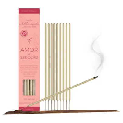 Incenso Natural Amor e Sedução - Casa Arole